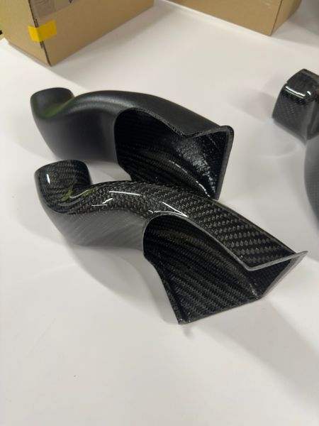 BMW G87 M2 Carbon Fiber Intake Air Scoops / Duct / Front Mount Glossy