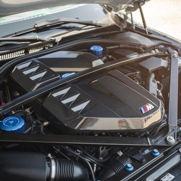 BMW G87 M2 G80 M3 G82 M4 "Forged" Carbon Fiber Engine Cover