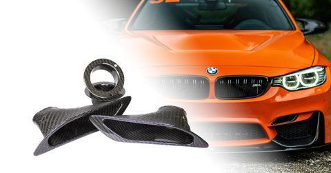 BMW F80 M3 / F82 M4 Carbon Fiber Front Bumper Brake Cooling Air Ducts