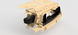3D Design view of air intake scoops install on BMW m3 G80 m4 G82 side view