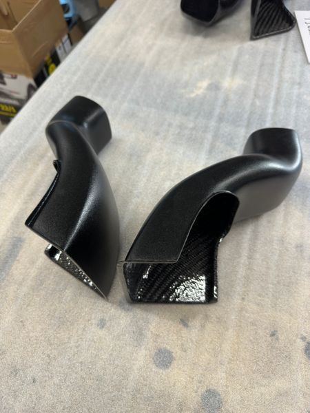 BMW G87 M2 Carbon Fiber Intake Air Scoops / Duct / Front Mount Black
